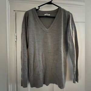 Croft & Barrow, Gray V-Neck Sweater